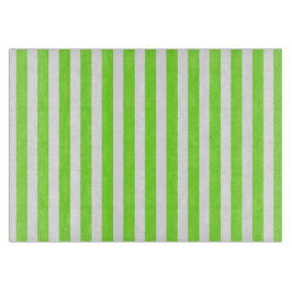 Zitronen- und Weißkerzenstreifen Schneidebrett