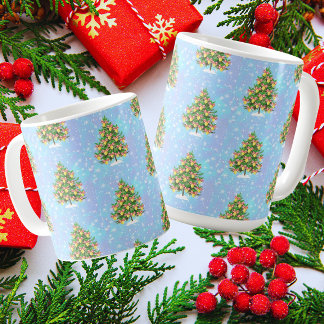 Zitronen-Weihnachtsbaum-Feiertag Kaffeetasse