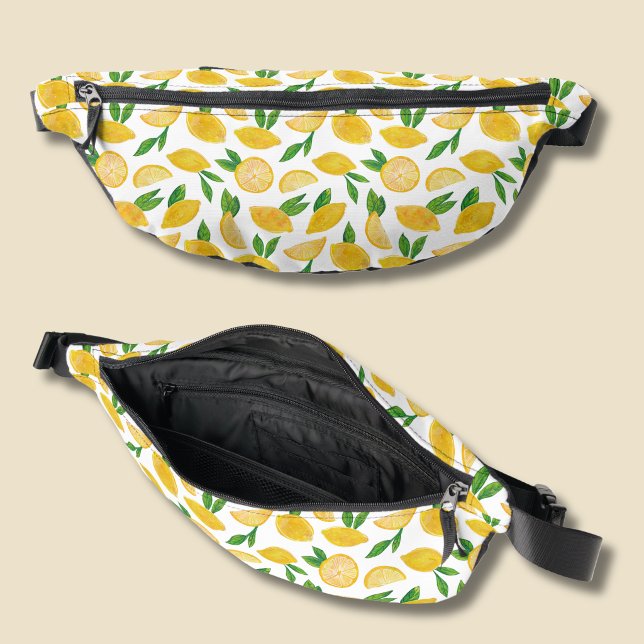 Zitronen-Zitrusfrucht-Muster Bauchtasche (Citrus lemon pattern fanny pack)
