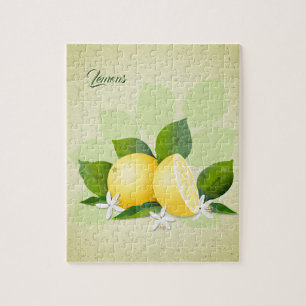 Zitronen Zitrusfrüchte Botanisch Puzzle