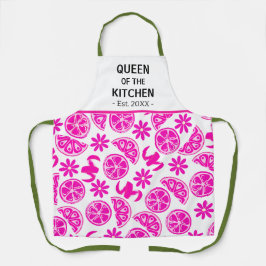 Zitronen ZitrusLimonade Koch rosa Schürze