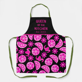 Zitronen ZitrusLimonade Koch rosa Schürze
