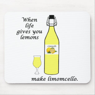 Zitronen zu Limoncello Mousepad