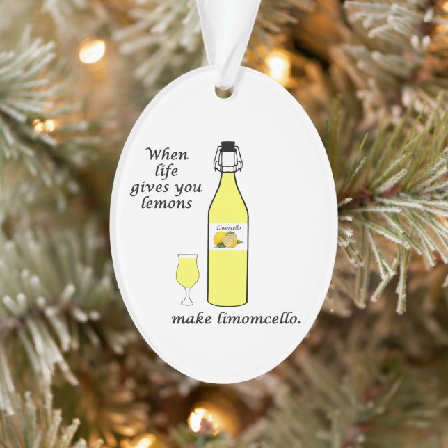 Zitronen zu Limoncello Ornament (Baum)