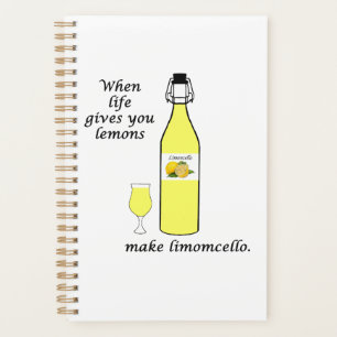 Zitronen zu Limoncello Planer