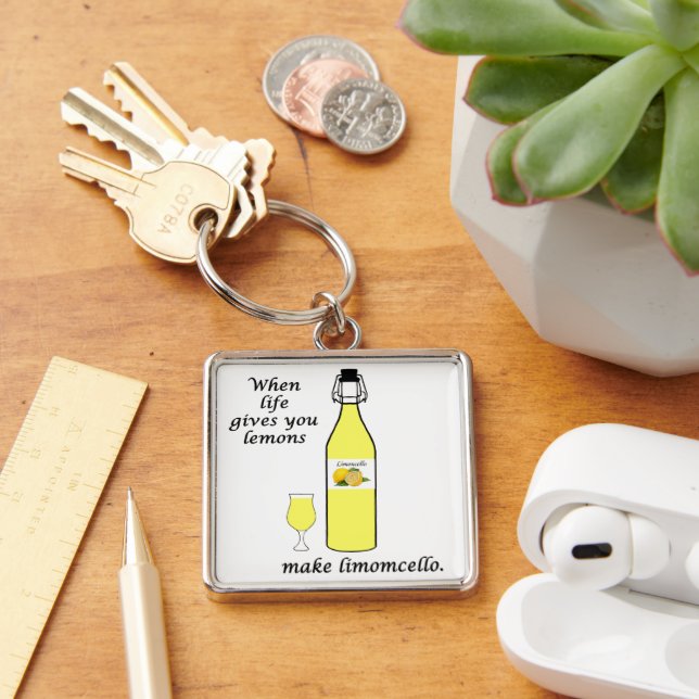 Zitronen zu Limoncello Schlüsselanhänger (Schreibtisch)
