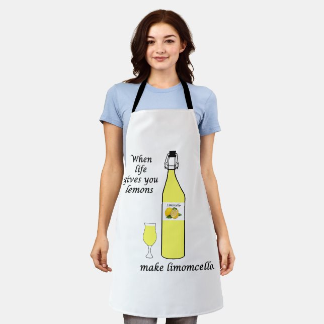 Zitronen zu Limoncello Schürze (Getragen)