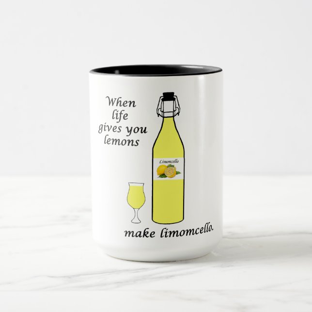 Zitronen zu Limoncello Tasse (Zentrum)