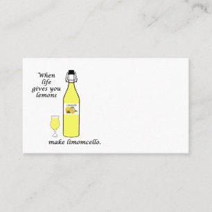 Zitronen zu Limoncello Visitenkarte