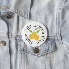 Zitronenblüten-Kollektion Button