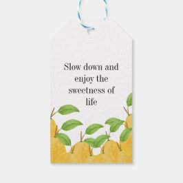 Zitronenblüten-Kollektion Geschenkanhänger