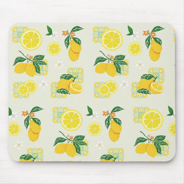 Zitronenblüten Mousepad (Vorne)