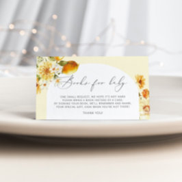 Zitronenbücher für Babytickets. Zitrusbücher für d Begleitkarte