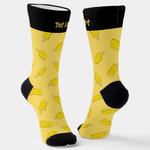 Zitroneneis-Stangen-Muster-Socken Socken