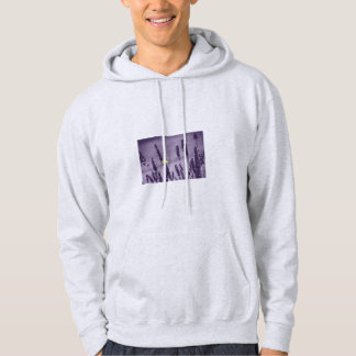 Zitronenfalter auf einem lila Lavendelfeld Hoodie