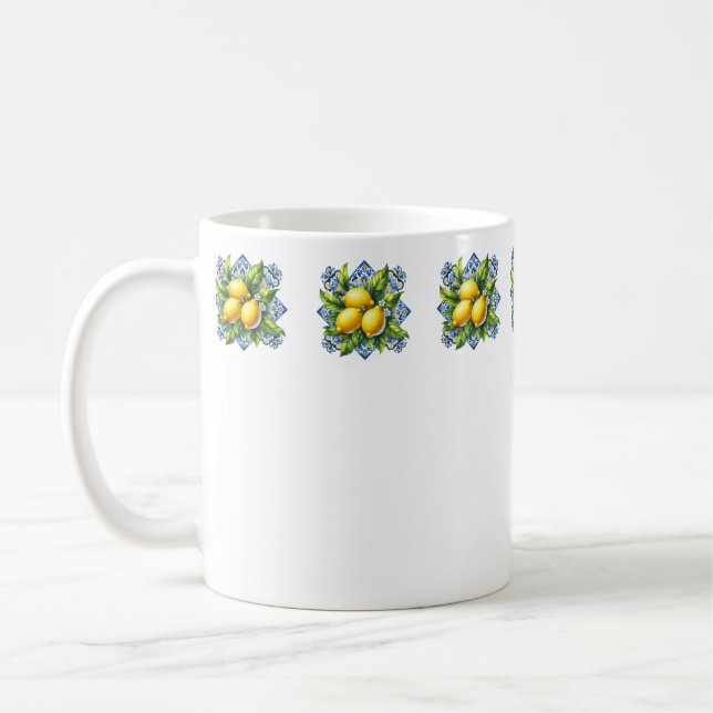 Zitronenfliese Kaffeetasse (Links)