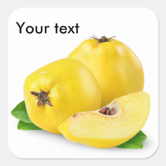 Zitronenfrüchte Quadratischer Aufkleber (Vorderseite)