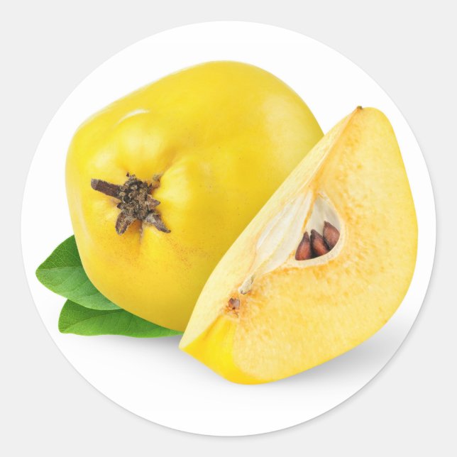 Zitronenfrüchte Runder Aufkleber (Vorderseite)