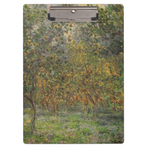 Zitronengarten in Bordighera von Claude Monet Klemmbrett