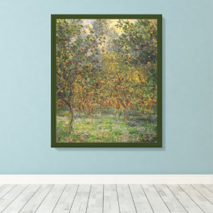 Zitronengarten in Bordighera von Claude Monet Leinwanddruck