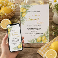 Zitronengarten Zitrus Sommerparty