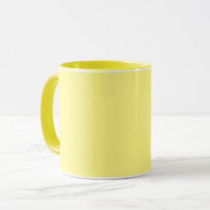 Zitronengelb, einfarbig, tasse