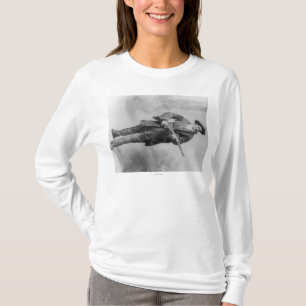 Zitronengelbes "Calamity Jane" Porträt Marthas T-Shirt