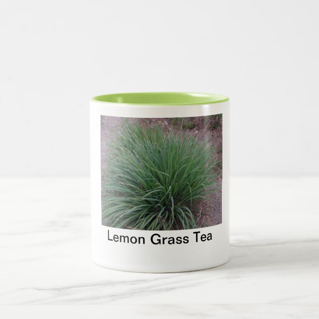 Zitronengras die karibische Weise….Eine Schale Zweifarbige Tasse (Mittel)