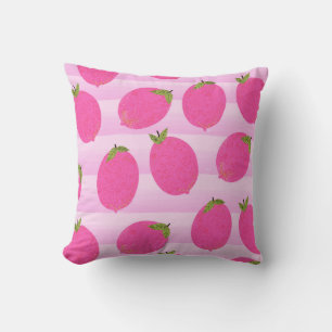 Zitronenlimonade Sommer Frucht Aquarell Spaß Kissen