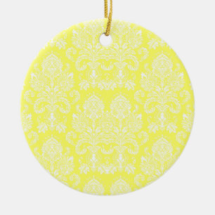 Zitronenlimonade-Victorian-Damaskus Keramikornament
