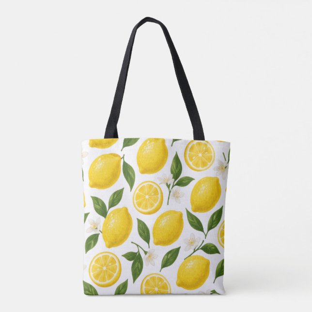 Zitronenmuster-Design | Frischer Sommerdruck mit Z (Rückseite)