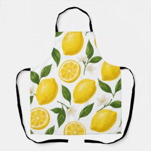 Zitronenmuster-Design Frischer Sommerdruck mit Z Schürze