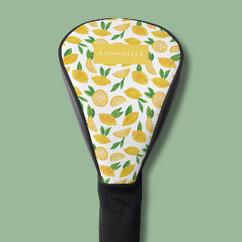 Zitronenmuster Golf Headcover
