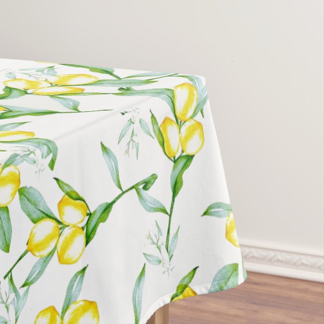Zitronenmuster Tischdecke (Beispiel)