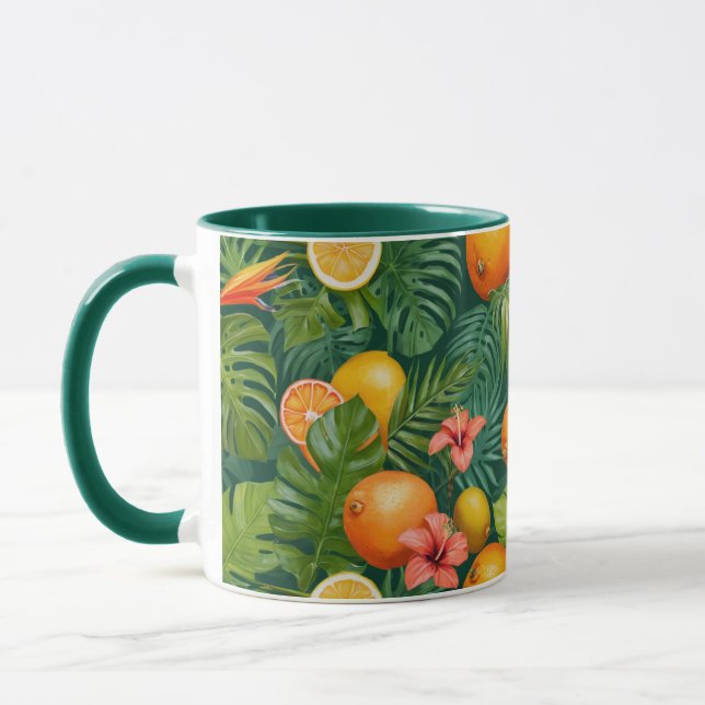 Zitronenorange Tasse (Links)