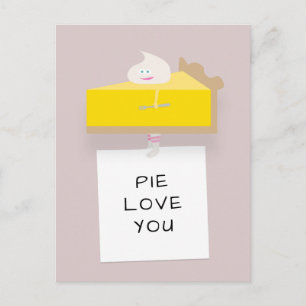 Zitronenpie Postkarte