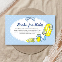 Zitronenquetschen Sie Baby Shower Bücher für Baby