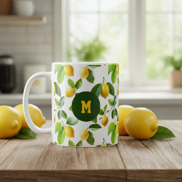Zitronenschalenmuster Kaffeetasse
