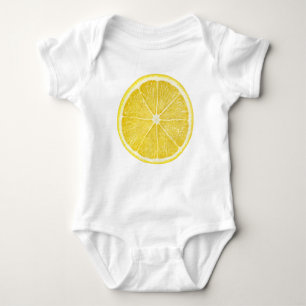 Zitronenscheibe Baby Strampler