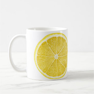 Zitronenscheibe Kaffeetasse