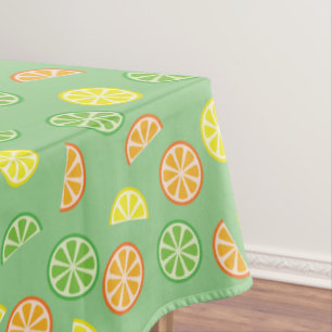 Zitronenscheibe Kindergeburtstag Sommer Tischdecke