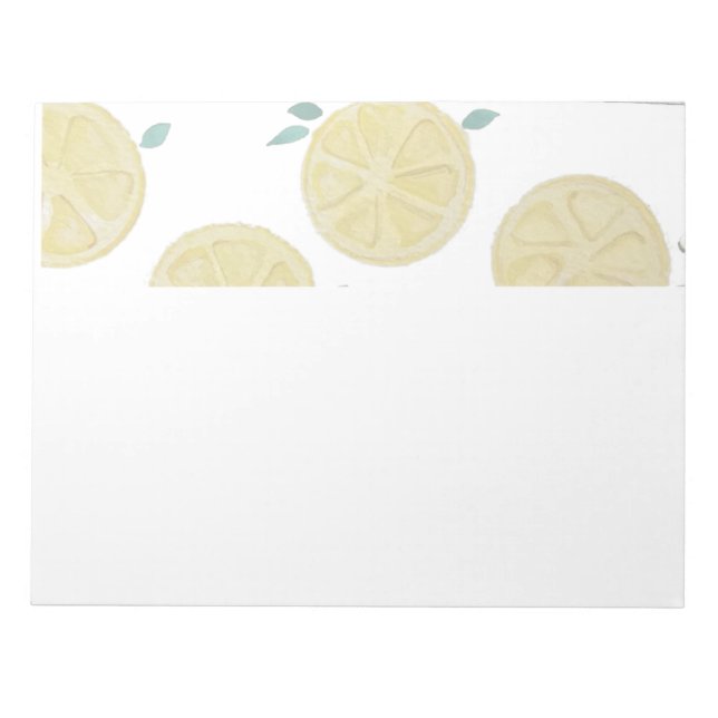 Zitronenscheiben Post-its Notizblock (Vorderseite)