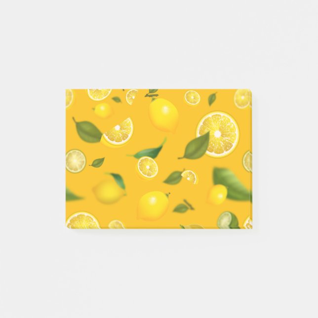 Zitronensorte 7 post-it klebezettel (Vorderseite)