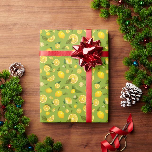 Zitronensorte 8 geschenkpapier (Feiertagsgeschenk)