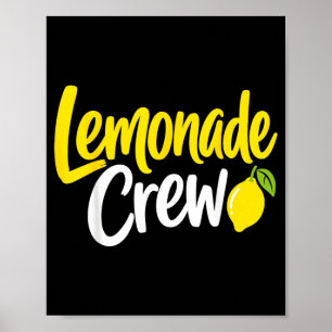 Zitronenstand-Crew Familie passend Zitronenlimonad Poster