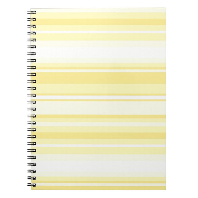 Zitronenstreifen Notizblock (Vorderseite)