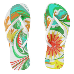 Zitrus-Explosion Flip Flops