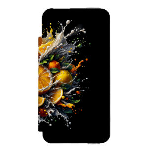 Zitrus-Explosion Incipio Watson™ iPhone 5 Geldbörsen Hülle
