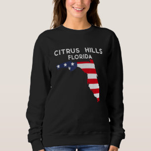 Zitrus-Hügel Florida USA Staat Amerika Reise Flor Sweatshirt