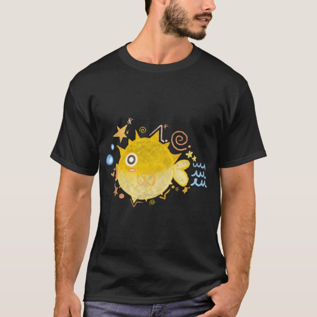 Zitrus Kugelfisch T-Shirt (Vorderseite)